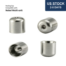 5Pcs Healing Cap Compatible With Nobel Multi Unit Abutment/Plus/Xeal, Ø4.8 M1.4 picture