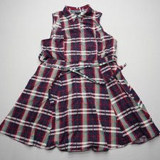 Torrid Womens Plaid Dress Plus Size 2 Sleeveless Collared A Line Preppy picture