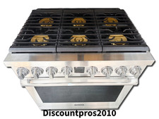 Dacor DOP36P86DLS 36″ Stainless Steel Transitional Gas Range — DISPLAY MODEL picture