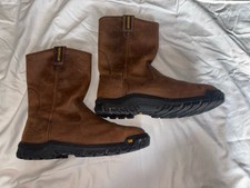 Caterpillar CAT P91155 Steel Toe EH ASTM F2413 Work Boots Brown Men's 10.5 M picture