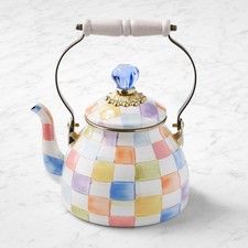 MacKenzie-Childs Confetti Check Tea Kettle, 2-Qt picture