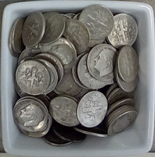 1 Oz. Bulk Silver (Physical Coin Weight} Roosevelt Dimes 90% Silver picture