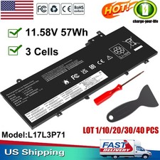 ✅LOT 57WH 01AV478 Battery For Lenovo ThinkPad T480s L17L3P71 01AV479 L17M3P71 picture