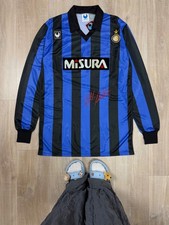 RARE 1990/1991 Inter Milan Uhlsport #10 Home Football Jersey Size XL picture