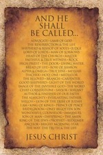 And HE shall be called NAMES OF GOD Christian Print 5 SIZES 5x7 to 13x19 INCHES picture