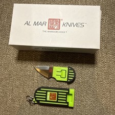 Sunex Stinger Keychain - Knife Sting CKR D2 58HRC Satin 1in Trad Nylon Black Grn picture