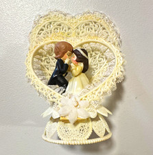 Vintage Wilton “Heart to Heart” Cake Topper picture