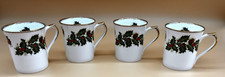 Set of 4 Vintage Rosina Queens Yuletide 3 5/8