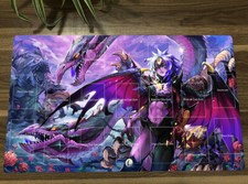 NEW YGO GX Anime Playmat Yubel Trading Card Game CCG TCG OCG Mat + Bag picture