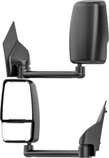 2PCS Manual Tow Mirror For 2003-2019 Chevy Express GMC Savana Van 1500 2500 3500 picture