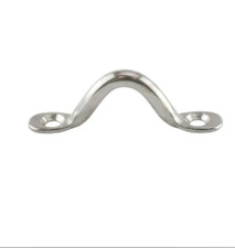 8-PK Everbilt 5/16 in. x 1-7/16 in. Marine Grade Stainless Steel Eye Strap 41674 picture