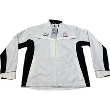 Asics Los Angeles Marathon Reflective Windbreaker Jacket Men’s Size S White NEW picture