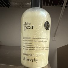 Philosophy White Pear Shower Gel, Hydrating Body Wash Gel, 16 fl oz picture