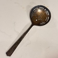 1847 Rogers Bros. Patina silverplate slotted Serving spoon picture