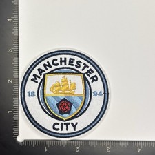 Manchester City Iron On Patch Embroidered EPL English Premier League Soccer ￼ picture