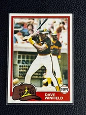 ‼️STELLAR VINTAGE‼️1981 Topps Dave Winfield #370 San Diego Padres MLB HOF picture