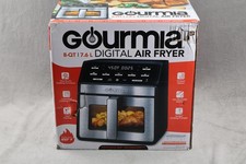 Gourmia 8 Qt Digital Air Fryer GAF858 Black Stainless Steel FryForce 360 Boxed picture