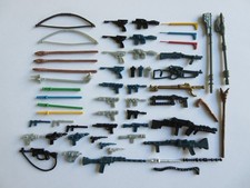 57 Vintage Star Wars Weapons Figures Lot  Replacements picture