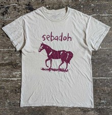 Sebadoh Band Horse Shirt Cotton White Color Unisex S-5XL 1P0804 picture