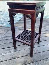 Antique Chinese Elmwood / Elm Wood Ming Side Table 33