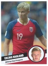 2019 Hot Shot Prospects Erling Haaland Rookie Rare RC Norway picture