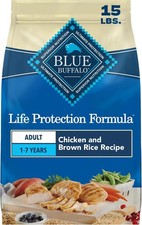 Blue Buffalo Life Protection Formula Adult Dry Dog Food,Chicken&Brown Rice,15 lb picture