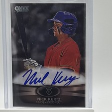 2023 Onyx Premium - Nick Kurtz #OPNK Black /75 (AU, RC) picture