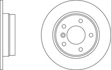 2x Apec Blue Rear Brake Discs 280mm Fits Bmw Z4 34216752545 picture