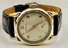 Vintage Men’s Hamilton “Langdon”CDL Cal 747 Watch Running Missing Gold Dot @9 picture