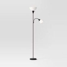 Torchiere with Task Light Floor Lamp - Room Essentials™ picture