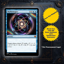 Mathemagics - High Quality Custom Art Playtest card for MTG - Commander EDH picture