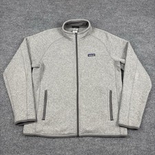 Patagonia Better Sweater Mens Large Gray Fleece Full Zip Jacket Outdoors Hiking picture