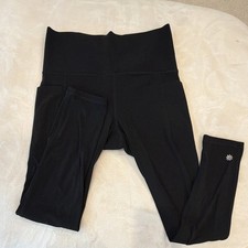 Athleta Salutation Stash 7/8 Compression Leggings w/ Pockets Black S picture