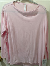 NWT lululemon Back in Action Pink Long sleeve size 8 picture