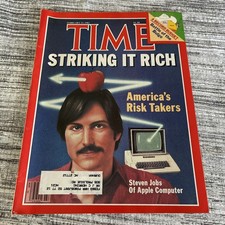VTG Time Magazine February 15 1982 Steven Jobs America's Risk Takers picture