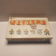 Jitters Word Game, 1986 Milton Bradley, 100% COMPLETE, Timer Works, FAST SHIP picture