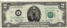 Jeff Hanneman $2 Bill Mint Celebrity picture