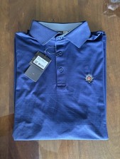 NWT MEN'S KJUS SAVIN STRUCTURE POLO, SIZE: L, COLOR: ATLANTA BLUE (M7.9) picture
