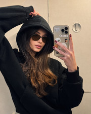 Balenciaga 9208 Oval Sunglasses Brown Lens 60‑16‑142 picture