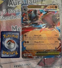 2025 Pokemon Mega Lucario Ex 012 | Promo Oversized NM Card picture