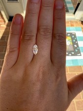 IGI Certified 1.02 ct E VS2 Marquise Cut Lab Grown Diamond picture