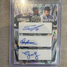 Leaf 2024 Metal Triple Auto Spencer Jones Arias Lombard Jr TA-8 14/25 picture