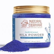 Natural Elephant Nila Indigo Powder 1.76oz | 50G picture