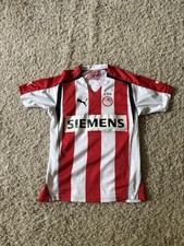 OLYMPIACOS 2005 2006 HOME FOOTBALL SHIRT SOCCER JERSEY PUMA MENS SIZE S Small picture