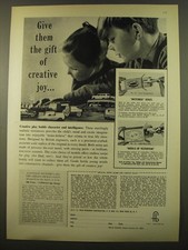 1961 Fred Bronner Matchbox Toy Cars Advertisement - Give gift of creative joy picture