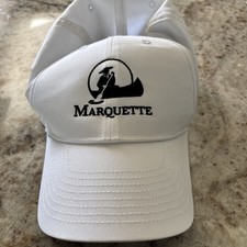Marquette University Golden Eagles Nike Legacy91 Cap Hat Color White NWT L/XL picture
