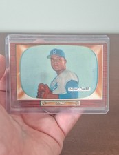 1955 Bowman - Don Newcombe #143 BROOKLYN DODGERS  VINTAGE AUTHENTIC picture