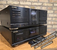 Fisher Studio Standard DAC-503 CD Changer /RS-717 w/remote fully functional  picture