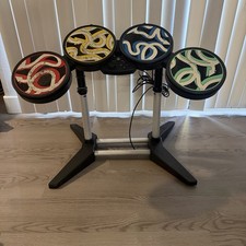 Rock Band USB Wired Complete Drum Set PlayStation PS2 PS3 Harmonix 822148 picture