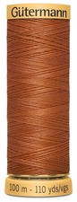 Gutermann Natural Cotton Thread 110 Yards-Coral Copper picture